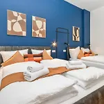 Perfekt für Gruppen - Schlafzimmer nahe Bielefeld Hbf - NUJU RENTALS BIELEFELD Apartamento