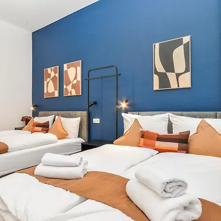 아파트 Perfekt Fuer Gruppen - Schlafzimmer Nahe Hbf